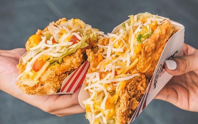KFC Has Tacos With Fried Chicken Shells