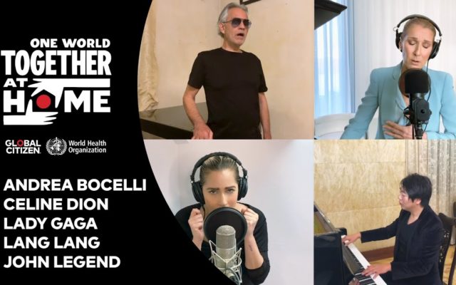 ICYMI: “One World: Together at Home” Includes Green Day, Paul McCartney, Rolling Stones, Celine Dion, Eddie Vedder and More