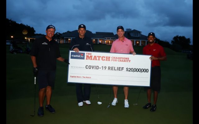 Woods, Manning Win “The Match”