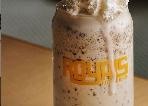Royals Hot Chicken Makes ‘Please and Thank You’ Chocolate Chip Cookie Shake