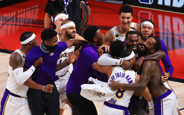 Fans Pay Tribute to Kobe Bryant As Lakers Win Their 17th National Title