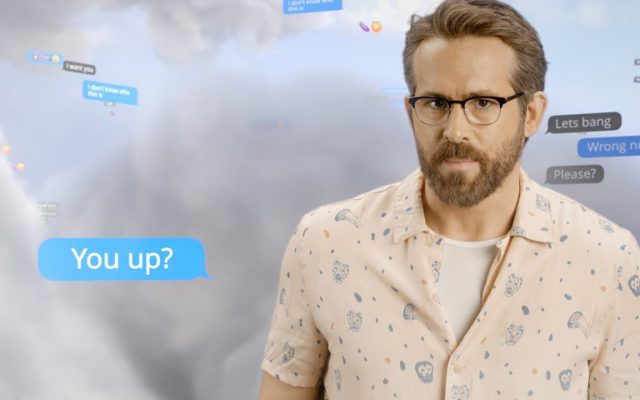 Ryan Reynolds Airs New Ad “Don’t Aviation and Mint” About His Mom Drunk Texting His Brother