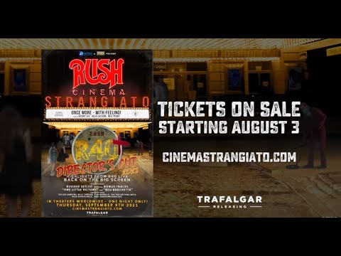 Rush To Hold Special Concert Film Screening In Theaters
