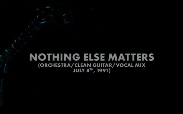 Metallica Shares “Nothing Else Matters” Alternate Version