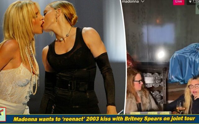 Madonna Wants To Tour With Britney… And Reenact Their Kiss
