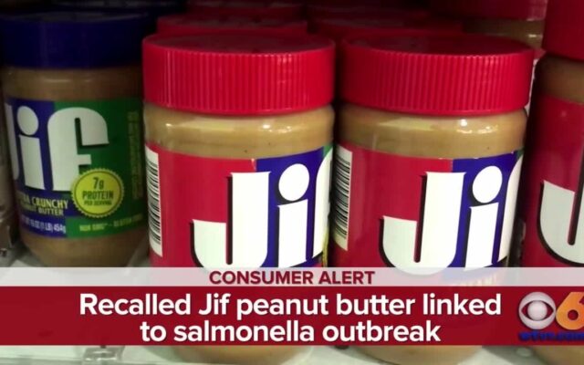 Peanut Butter Recall Issued