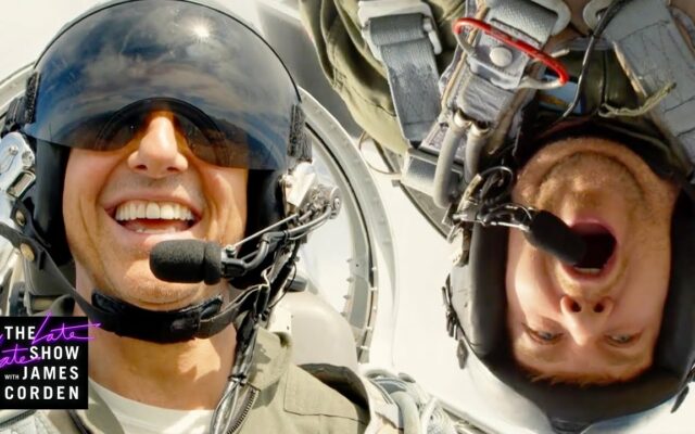 Tom Cruise Takes James Corden Flying ‘Top Gun’ Style