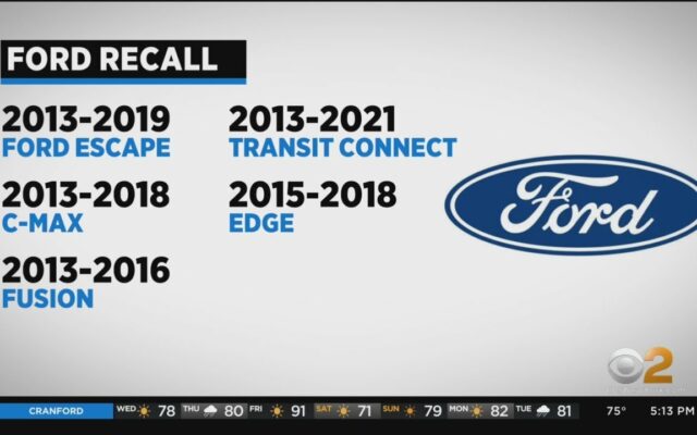 Ford Recalling 2.9 Million Vehicles Before They Roll Away