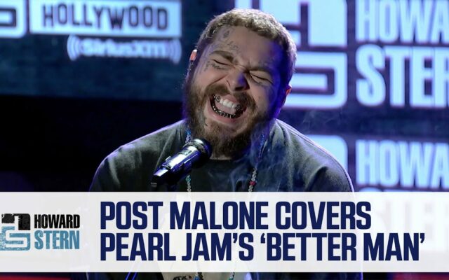 Post Malone’s Emotional Cover Of Pearl Jam On ‘Howard Stern’