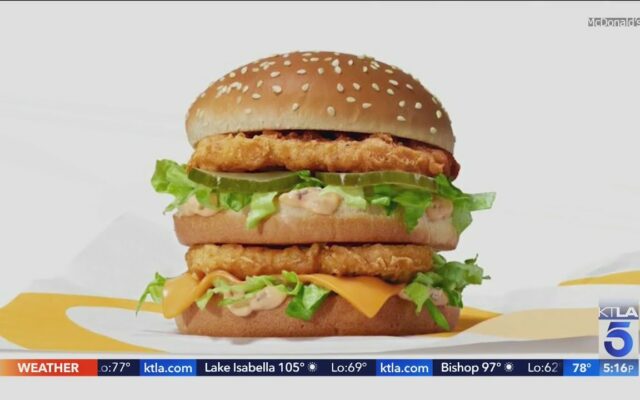 McDonald’s Testing Out The Chicken Big Mac In The U.S.