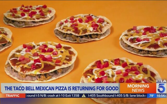 Taco Bell’s Mexican Pizza Is Back For Good This Time