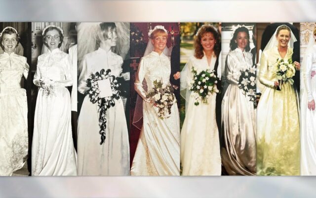 Eight Brides From The Same Family All Wore The Same Wedding Dress