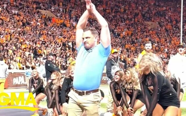 Security Guard Wows The Crowd Performing With Dance Team
