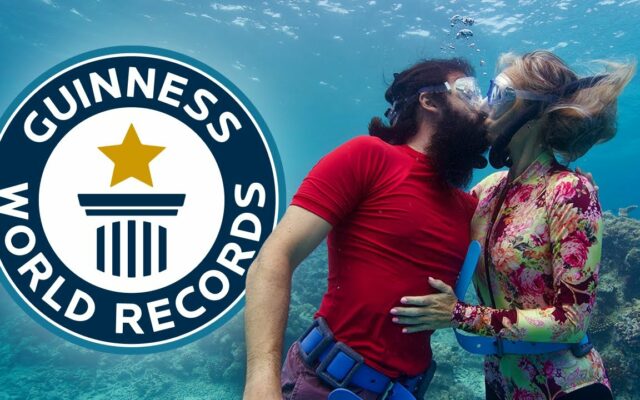 Couple Sets New Record For Longest Underwater Kiss