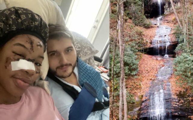 Couple On a First Date Fall For Each Other…Literally…Off A Waterfall!